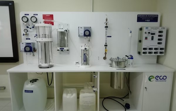 Bancada de evaporação da ECO Educacional na UTFPR Londrina
