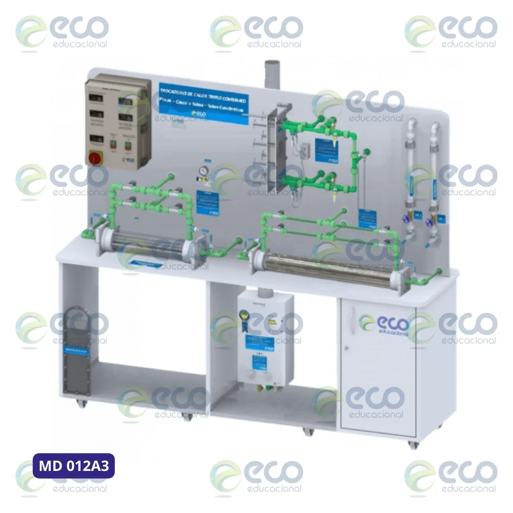 Trocadores de Calor Triplo Combinados: a Placas - Casco Tubos - Tubos Concêntricos: Modelo Standard - Imagem 3